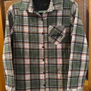 Disney - ‘Mickey’ embroidered flannel shirt - Large